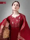 1113 Aradhna Cotton Blend Embroidery Kurti Bottom With Dupatta Wholesale Market 
